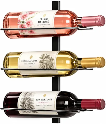 Vista 11 de B4Life - Estante para vinos montado en la pared, para 12 botellas