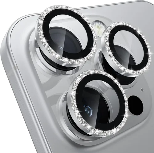 Vista 16 de WSKEN Protector de lente de cámara para iPhone 16 Pro/iPhone 16 Pro Max - [Modelo de disparo original] Protector de pantalla de cámara de vidrio