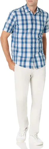 Vista 5 de Men's Regular-Fit Short-Sleeve Poplin Shirt