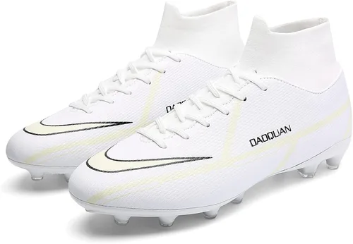 Vista 3 de WANEMIL - Tacos de fútbol unisex para adultos, TFFG, para competición de fútbol juvenil, zapatos de fútbol para interiores y exteriores