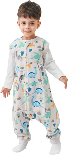 Vista 9 de WONDAY Toddler Sleep Sacks, Sleeveless Sleep Sack with Legs 12M-5T Coche