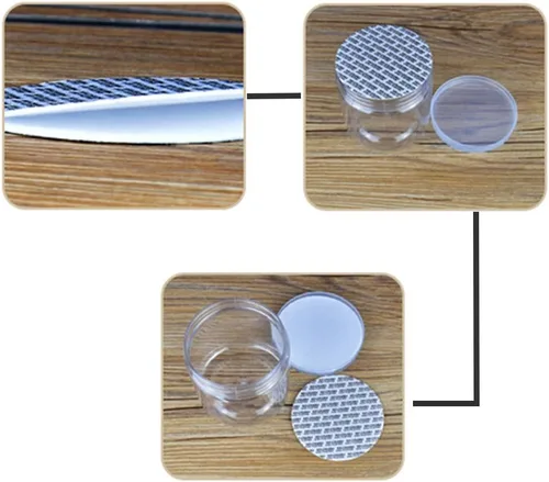 Vista 6 de 15 paquetes de recipientes de almacenamiento de plástico transparente de 6 onzas con boca ancha, recipientes vacíos rellenables para almacenamiento