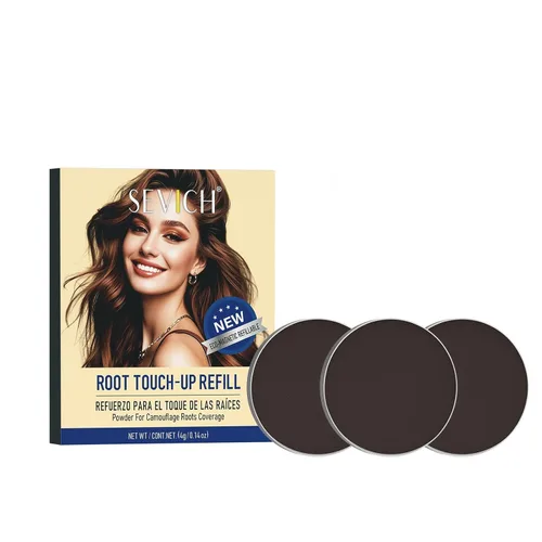 Vista 25 de SEVICH Polvo magnético recargable para retoque de raíces del cabello, impermeable, cobertura de canas y corrector de línea capilar con doble