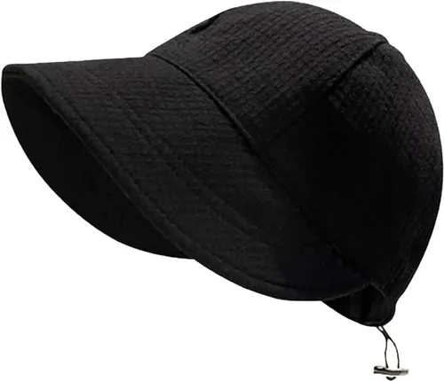 Vista 7 de Women Wide Brim Bucket Hat UPF 50+ Sun Protection Foldable Beach Sun Cap Beige