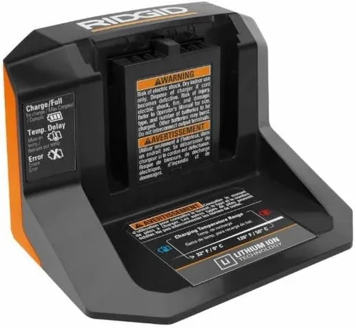 Vista 4 de RIDGID Kit de arranque de batería de iones de litio 2.0 AH de 18V AC9302 No es elegible para el Acuerdo de Servicio de por Vida