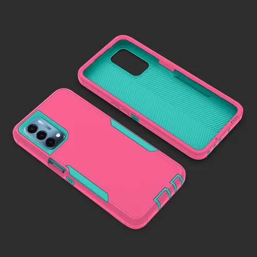 Vista 6 de Asuwish Funda protectora para OnePlus Nord N200 5G con protector de pantalla y accesorios híbridos delgados de doble capa, accesorios protectores