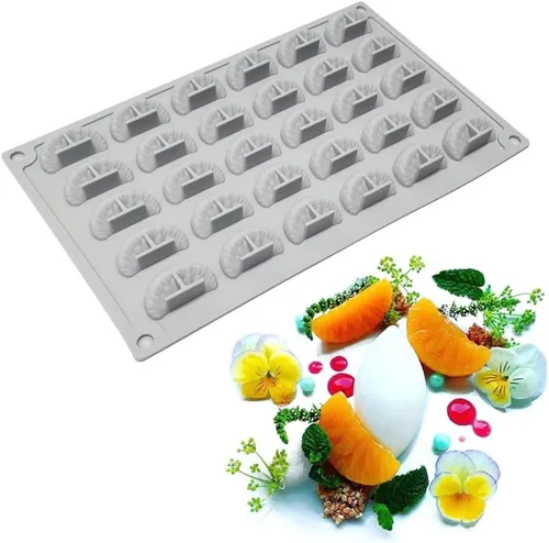 Vista 10 de Moldes de silicona mostsom Moldes de almendra y chocolate Moldes de caramelo para hornear dulces, jabones artesanales y velas para pasteles