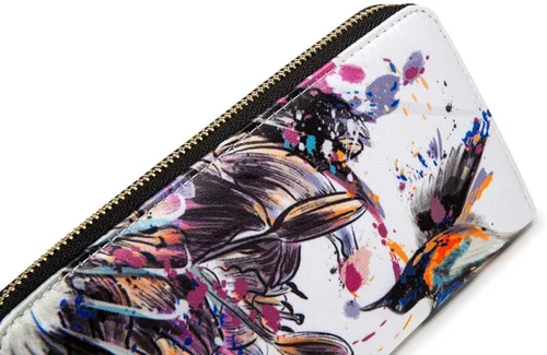 Vista 217 de Cartera de mano para mujer, estilo bohemio, con RFID, elegante, espaciosa con correa para viajes, capacidad para tarjetas, teléfono, dinero