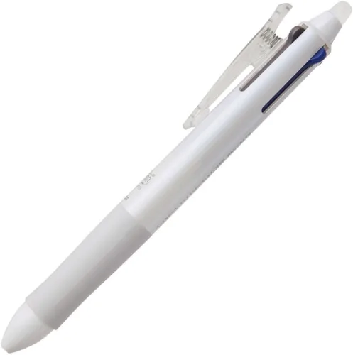 Vista 2 de Pilot Frixion Ball Knock - Multibolígrafo de 4 colores y tinta de gel, blanco (LKFB-80EF-W)