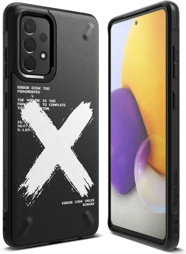 Vista 11 de Ringke Onyx Design - Funda compatible con Samsung Galaxy A72 5G, resistente y duradera, a prueba de golpes, con parte trasera de serigrafía, graffiti
