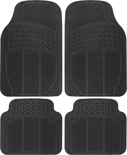 Vista 14 de BDK ProLiner Alfombrillas para automóvil, camiones, SUV, 2 piezas para todo tipo de clima con diseño de ajuste universal, tapetes duraderos con Beige