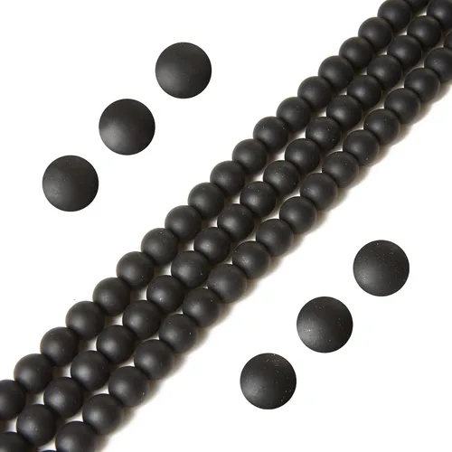 Vista 10 de 100 piezas de cuentas de amatista natural de 6 mm, cuentas de piedras preciosas redondas sueltas para hacer joyas