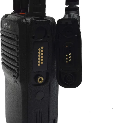 Vista 5 de HYS Auricular de vigilancia de 2 vías de radio de bobina acústica para Motorola XPR 6000 XPR6500 XPR6550 XPR 7000 XPR 7550 XiR-P8200 XiR-P8268 Beige