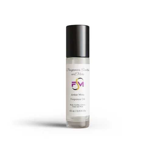 Vista 10 de Aceite de perfume/cuerpo blanco ámbar (7 tamaños) - (botella de plástico de 1 oz (1.0 fl oz))