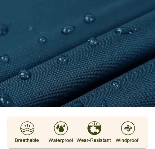 Vista 5 de SaphiRose - Poncho de lluvia con capucha y bolsillos para adultos