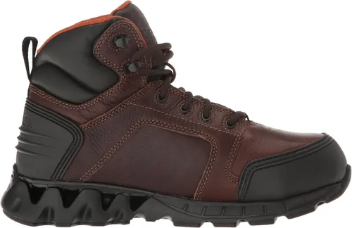 Vista 6 de Reebok Work Zigkick Work RB7605 para hombre, color marrón, Marrón oscuro