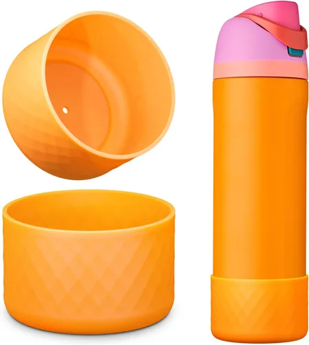 Vista 35 de Protector de Silicona para Botella de Agua Owala, 2 Piezas Fundas Protectoras Antideslizantes para Botellas de Agua FreeSip/Twist/Flip, Sin BPA