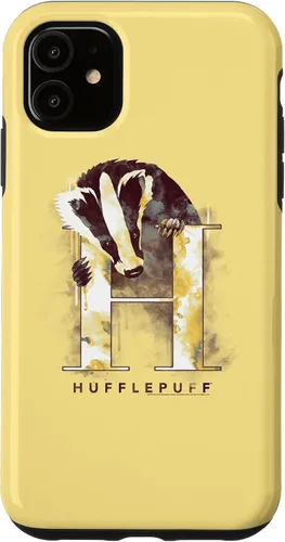 Vista 8 de Harry Potter Carcasa de acuarela Hufflepuff para iPhone 17