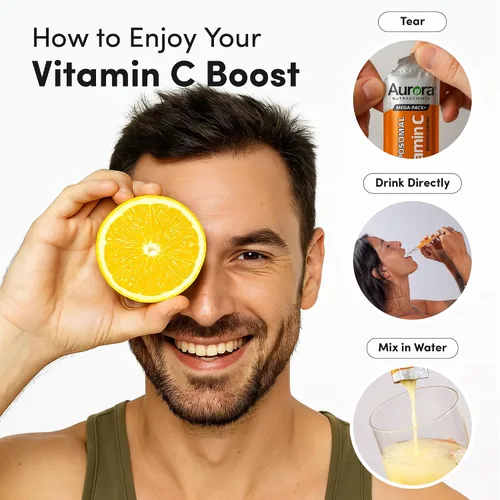 Vista 4 de Aurora Nutrascience - Vitamina C líquida liposomal, suplemento de apoyo inmunológico saludable para adultos, sin azúcar, 3000 mg por porción