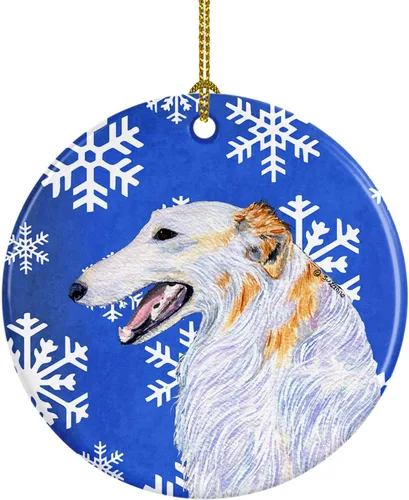 Vista 236 de Caroline's Treasures Cavalier Spaniel - Adorno de cerámica para colgar en el árbol de Navidad, para el hogar, Navidad, fiestas, regalo, 3 pulgadas