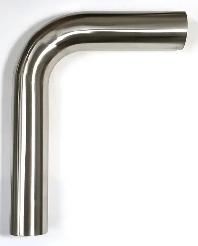 Vista 2 de 1.25" Codos de mandril de 90° de acero inoxidable 1.5D de radio suelto 16GA/.65" de pared - SS304-6.5"/6.5" - Fabricación de escape