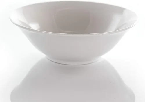 Vista 3 de Elama Marshall - Vajilla de porcelana de 16 piezas, color blanco