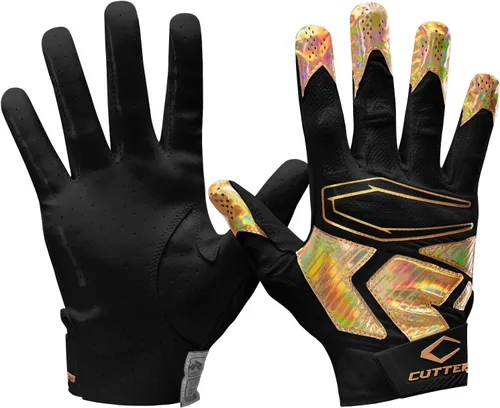 Vista 8 de Cutters Rev Pro 4.0 Ultra Grip - Guantes de fútbol con receptor ancho. Tallas para jóvenes y adultos (1 par)