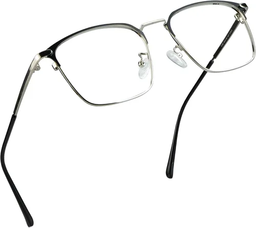 Vista 22 de LifeArt Lentes de bloqueo de luz azul, antifatiga ocular, anteojos de lectura para computadora, anteojos de TV para mujeres y hombres, antirreflejos