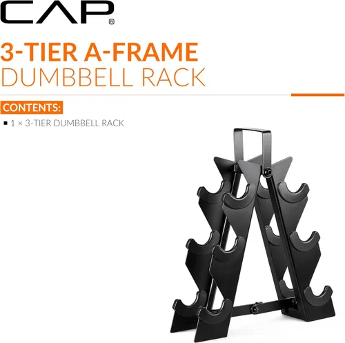 Vista 4 de CAP A-Frame Dumbbell Weight Rack