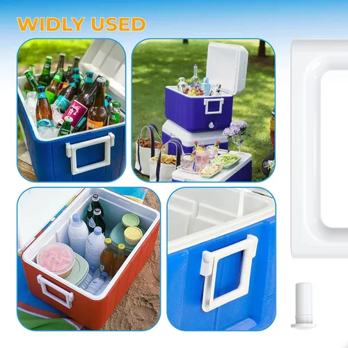 Vista 7 de Pokin Piezas de repuesto de mango enfriador para Coleman de 2 vías, mango Xtreme Cooler para accesorios de refrigeración de camping, doble capa