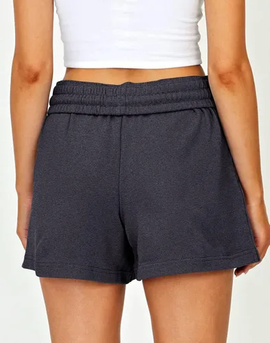 Vista 5 de AUTOMET - Pantalones cortos para mujer, pantalones cortos, casuales, de cintura alta y deportivos para el verano, pantalones cortos cómodos