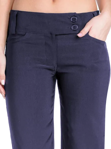 Vista 151 de Design by Olivia Pantalones de oficina de corte holgado para mujer