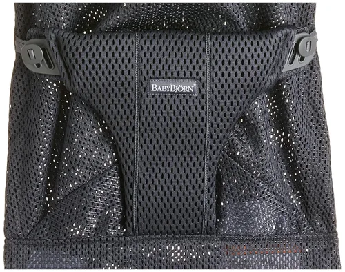 Vista 4 de BabyBjörn Asiento de tela para hamaca - Antracita, Malla, Antracita, 1 unidad (paquete de 1)