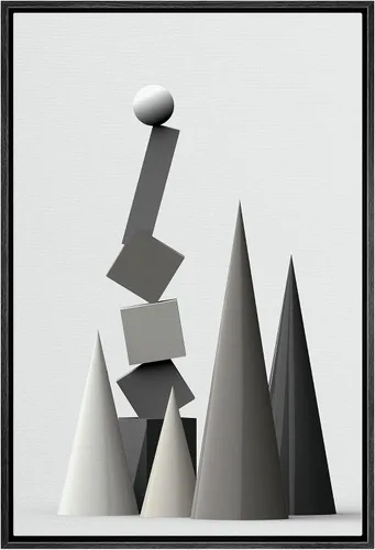 Vista 7 de SIGNWIN Lienzo enmarcado para pared, arte ornamental de neón fino, tazas de té, comida y bebida, ilustraciones culturales, arte moderno, elegante