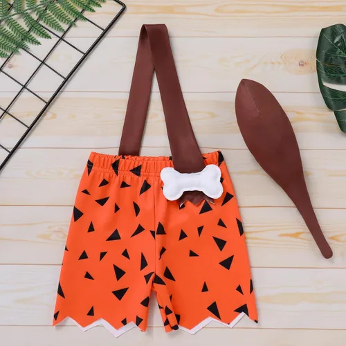 Vista 2 de Disfraz de BAMM BAMM para bebé niño y niña disfraz de Cavegirl para Halloween sesión de fotos elegante