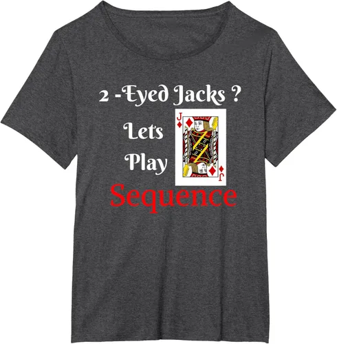 Vista 30 de Camiseta divertida con texto en inglés "I Have 2-Eyed Jacks Lets Play A Card Board Game
