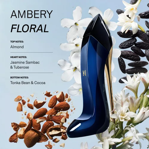 Vista 2 de Carolina Herrera Good Girl Fragancia Para Mujeres - Familia de Fragancia Floral - Notas de Tuberosa, Haba Tonka y Jazmín - Sensual y Evocadora