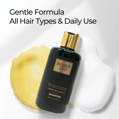 Vista 8 de Champú anticaída de cabello, cuidado del cuero cabelludo con botánicos naturales, tratamiento de terapia del cuero cabelludo para hombres y mujeres
