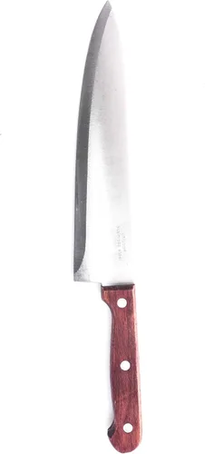 Vista 6 de Uniware Cuchillo de pan de acero inoxidable con mango de madera, hoja afilada de 8 pulgadas