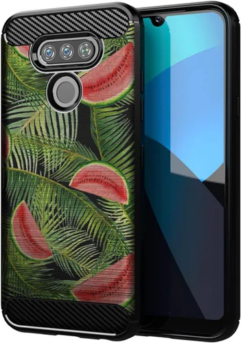 Vista 10 de CasesOnDeck - Carcasa de TPU para LG Harmony 4/K41/Xpression Plus 3/Premier Pro Plus (2020), color negro
