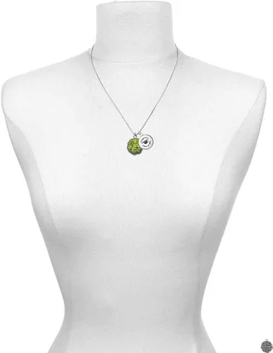 Vista 3 de Delight Jewelry Resin Buddha in Frame Domed Thank You Charm Necklace, 18