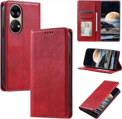 Vista 42 de Funda de cuero compatible con Google Pixel 7, compatible con Google Pixel 7 5G GVU6C GQML3 Flip Folio PU Funda de cuero negro