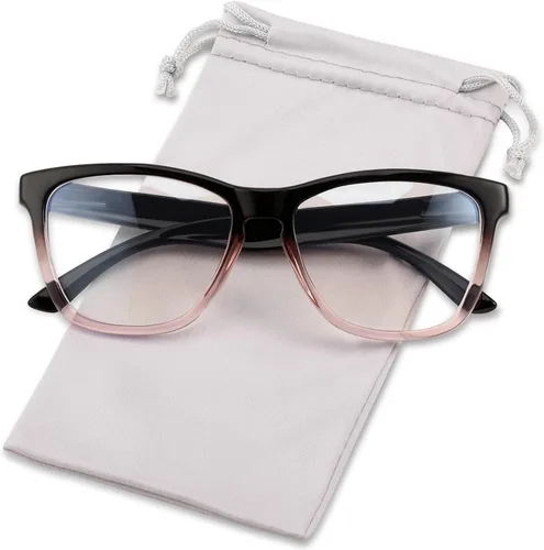 Vista 10 de Retro Blue Light Blocking Glasses for Women Men Classic Style Computer TV Eyeglasses Anti Eyestrain