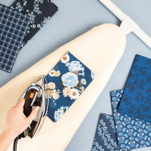 Vista 3 de Love Sew Funda reversible para tabla de planchar de lana, 2 en 1, lana de un lado de algodón