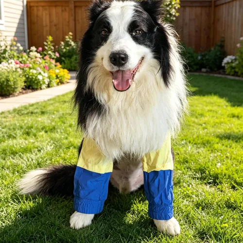 Vista 4 de Mangas protectoras de codo de perro resistentes al agua para patas