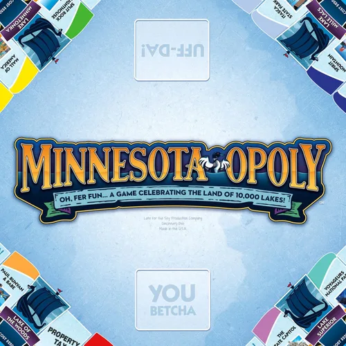 Vista 6 de Late for The Sky Minnesota-Opoly Juego de mesa, juego de estrategia