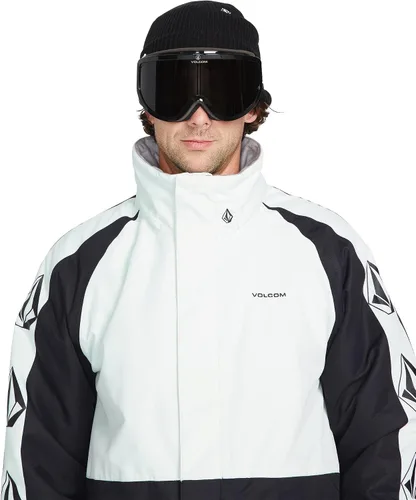 Vista 10 de Volcom Chaqueta de snowboard con aislamiento de piedras icónicas para hombre PARENT