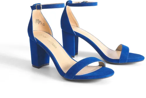 Vista 2 de DREAM PAIRS - Sandalias de tacón grueso y bajo para mujer