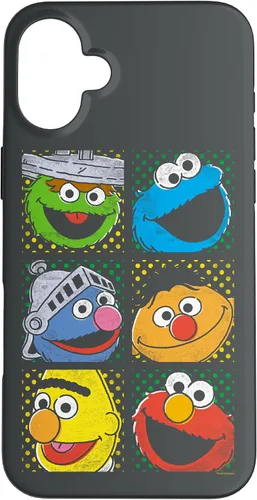 Vista 22 de Funda para iPhone 16 Sesame Street Group Squares