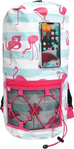Vista 13 de geckobrands Hydroner - Mochila impermeable de 20 litros, bolsa seca ligera, disponible en 6 colores, Geckoflage océano, M, Viajar